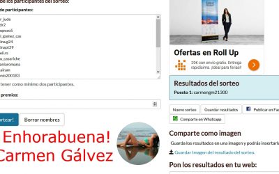 Carmen Gálvez es la ganadora de nuestro Concurso en Instagram