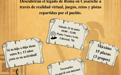 ¿Te apuntas a una gymkana infantil para conocer la huella romana de Casariche?